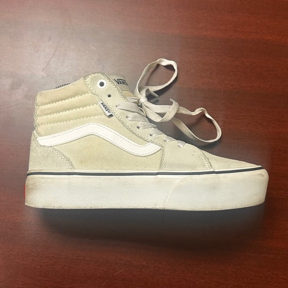 Vans Sk8 Hi Platform Sneakers Womens Size 6.5 Hi Top Shoes Canvas Street Skaer - Picture 8 of 10